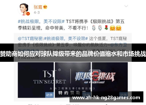 赞助商如何应对球队降级带来的品牌价值缩水和市场挑战